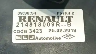 Автозапчастина б/у електро вентилятор для renault clio iv (bh_) 0.9 tce 90 посилання на oem iam 214818009r  214818009r
