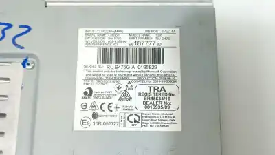 Peça sobressalente para automóvel em segunda mão sistema de áudio / rádio cd por citroen jumpy furgón (v_) 2.0 bluehdi 120 referências oem iam 1628704680 ru9475 9818777780