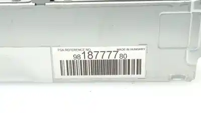 Peça sobressalente para automóvel em segunda mão sistema de áudio / rádio cd por citroen jumpy furgón (v_) 2.0 bluehdi 120 referências oem iam 1628704680 ru9475 9818777780