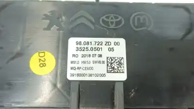 Peça sobressalente para automóvel em segunda mão comando de sofagem (chauffage / ar condicionado)  por citroen jumpy furgón (v_) 2.0 bluehdi 120 referências oem iam 98081722zd  98081722zd