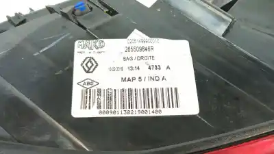 Автозапчасти б/у правый задний фонарь за renault clio iv (bh_) 0.9 tce 90 ссылки oem iam 265509846r  265509846r