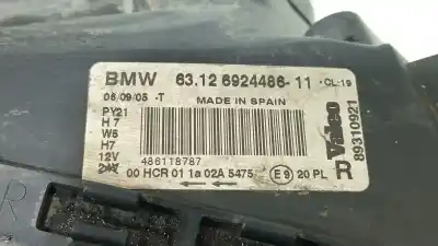 Second-hand car spare part right headlight for bmw 1 (e87) 118 d oem iam references 63126924486 89310921 63126924486