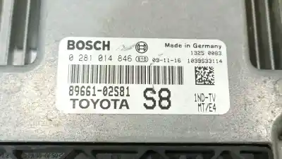 Second-hand car spare part ecu engine control for toyota auris (_e15_) 1.4 d-4d (nde150_) oem iam references 8966102s81 0281014846 8966102s81