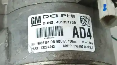 Автозапчасти б/у компрессор кондиционера воздуха за opel astra h gtc (a04) 1.7 cdti (l08) ссылки oem iam 13297443 401351739 13297443
