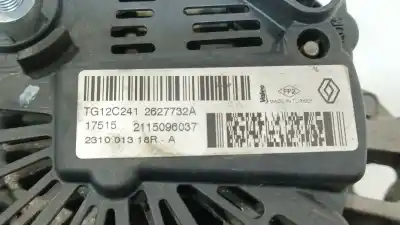 Автозапчастина б/у генератор для renault clio iv (bh_) 1.5 dci 75 посилання на oem iam 231001318r tg12c241 231001318r