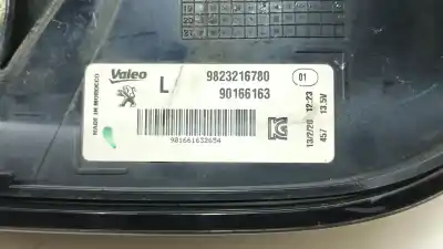 Second-hand car spare part left tailgate light for peugeot 208 ii (ub_, up_, uw_, uj_) 1.5 bluehdi 100 oem iam references 9823216780  9823216780