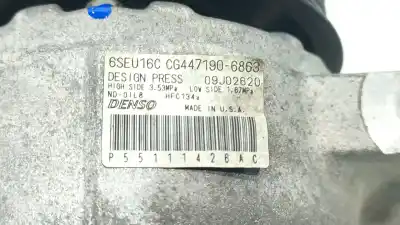 Peça sobressalente para automóvel em segunda mão compressor de ar condicionado a/a a/c por chrysler sebring (js) 2.0 crd referências oem iam 55111426ac 4471906863 4471906863