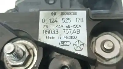 Second-hand car spare part alternator for chrysler sebring (js) 2.0 crd oem iam references 05033757ab 0124525128 05033757ab