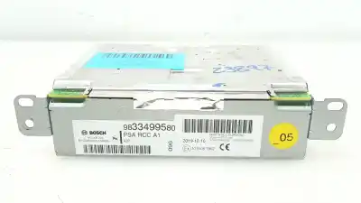 Second-hand car spare part audio system / radio cd for peugeot 208 ii (ub_, up_, uw_, uj_) 1.5 bluehdi 100 oem iam references 9833499580 7503900285 9833499580