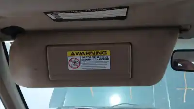 Second-hand car spare part left sunshade for jeep cherokee (xj) 2.5 td 4x4 oem iam references 5fx351k5ac