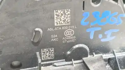 Автозапчастина б/у замок дверей заднього лівого для skoda kodiaq (ns7, nv7, ns6) 2.0 tdi посилання на oem iam 5ta839015l 45370180 5ta839015l