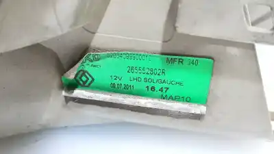 Peça sobressalente para automóvel em segunda mão farolim traseiro esquerdo por renault fluence (l3_) 1.5 dci (l30d, l30l, l306, l33f, l33l, l33m, l33v, l33w) referências oem iam 265552802r 02034099900010 265552802r