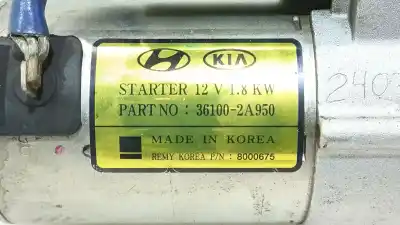 Second-hand car spare part starter motor for kia optima (jf) 1.7 crdi oem iam references 361002a950  361002a950