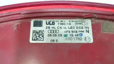 Second-hand car spare part right tailgate light for audi a6 c6 (4f2) 3.0 tdi quattro oem iam references 4f5945096n  4f5945096n