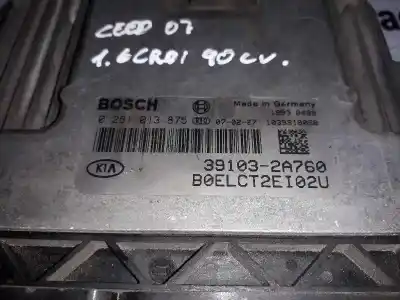 Second-hand car spare part ecu engine control for kia cee´d concept oem iam references 0281013875  391032a760