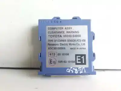 Second-hand car spare part ELECTRONIC MODULE for TOYOTA VERSO  OEM IAM references 8934064050  