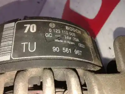 Pezzo di ricambio per auto di seconda mano alternatore per opel corsa c blue line riferimenti oem iam 0123110008  90561967