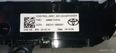 Pièce détachée automobile d'occasion commande de chauffage / climatisation pour toyota c-hr (_x1_) 1.2 (ngx10_) références oem iam 55900f4040  55900f4410