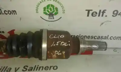 Second-hand car spare part front left transmission for renault clio ii fase ii (b/cb0) authentique oem iam references 8200543868  