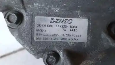 Second-hand car spare part air conditioning compressor for toyota corolla (_e12_) 2.0 d-4d (cde120r_ cde120l_) oem iam references 4472206364  63644415