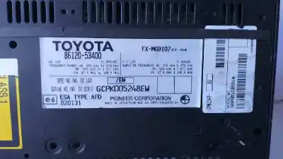 Автозапчастина б/у аудіо система / радіо cd для lexus is200 (ds2/is2) 220d посилання на oem iam 8612053400  