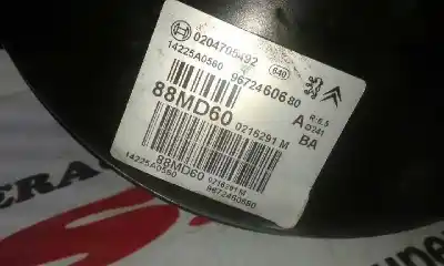 Second-hand car spare part brake servo for citroen c3 collection oem iam references 0204705492 88md60 9672460680