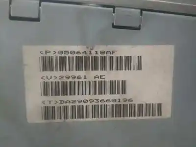 Peça sobressalente para automóvel em segunda mão módulo eletrônico por chrysler 300 c 3.0 crd referências oem iam 05064118af  29961ae