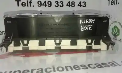 Peça sobressalente para automóvel em segunda mão quadrante por nissan note (e11e) visia referências oem iam 9u00b  6203390