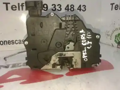 Pezzo di ricambio per auto di seconda mano serratura porta anteriore sinistra per opel corsa d catch me now riferimenti oem iam 13258271 0325407955 0510071720