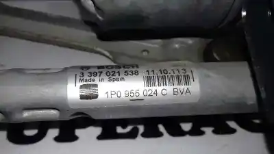Pezzo di ricambio per auto di seconda mano tiranti e motorino del tergicristallo anteriore per seat leon (1p1) reference copa riferimenti oem iam 1p0955024c 1397220655 3397021538