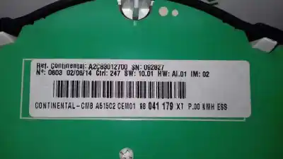 Peça sobressalente para automóvel em segunda mão quadrante por citroen c3 tonic referências oem iam 98041179xt a2c83012700 a2c83012700