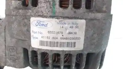 Pezzo di ricambio per auto di seconda mano alternatore per ford focus c-max (cap) 1.6 ti-vct cat riferimenti oem iam 98ab10300gd  63321679