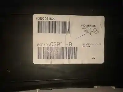 Peça sobressalente para automóvel em segunda mão quadrante por renault clio iii exception referências oem iam 8201060291b 2rpf10a855a vp5rqf10841db