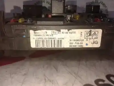 Second-hand car spare part fuse box unit for citroen c2 vts oem iam references 9649811480  