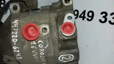 Second-hand car spare part air conditioning compressor for toyota corolla (e12) 1.6 16v oem iam references 4472206243  scs06c