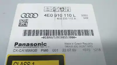 Автозапчастина б/у аудіо система / радіо cd для audi a5 coupe (8t) 3.0 tdi quattro посилання на oem iam 4e0910110l  