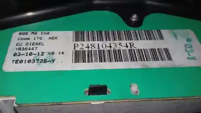 Peça sobressalente para automóvel em segunda mão Quadrante por DACIA SANDERO Laureate Referências OEM IAM P248104354R  216720407