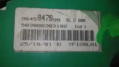 Second-hand car spare part Dashboard for PEUGEOT 206 BERLINA XS OEM IAM references 9645847080  
