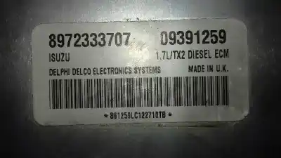 Pezzo di ricambio per auto di seconda mano centralina motore per opel corsa c sri riferimenti oem iam 8972333707  09391259