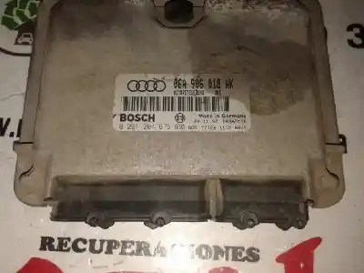Peça sobressalente para automóvel em segunda mão centralina de motor uce por audi a3 (8l) 1.8 20v referências oem iam 06a906018ak  0261204675