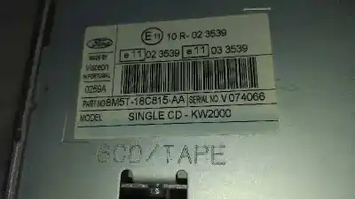 Peça sobressalente para automóvel em segunda mão sistema de áudio / rádio cd por ford focus lim. (cb4) trend referências oem iam 8m5t18c815  10r023539