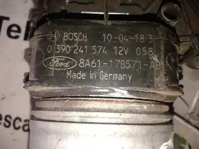 Second-hand car spare part front windshield wiper motor for ford fiesta (cb1) titanium oem iam references 8a6117b571ab  0390241574