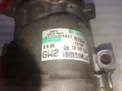 Peça sobressalente para automóvel em segunda mão compressor de ar condicionado a/a a/c por opel corsa c cosmo referências oem iam 13197538 1513f r134a