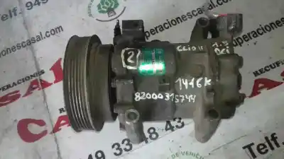 Pezzo di ricambio per auto di seconda mano compressore aria condizionata per renault clio ii fase ii (b/cb0) pack authentique riferimenti oem iam 8200315744 sd6v12 1416k