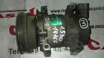 Pezzo di ricambio per auto di seconda mano compressore aria condizionata per renault clio ii fase ii (b/cb0) pack authentique riferimenti oem iam 7700273801 sd6v12 1416g