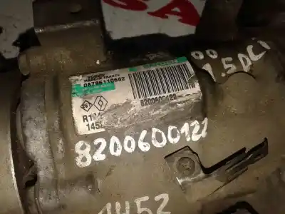Peça sobressalente para automóvel em segunda mão compressor de ar condicionado a/a a/c por renault clio iii emotion referências oem iam 8200600122  sd6v121452