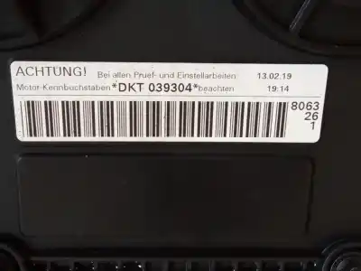 Recambio de automóvil de segunda mano de motor completo para volkswagen golf vii lim. (bq1) gti performance bmt/start-stopp referencias oem iam 06k100037d  dktb