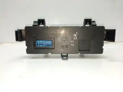 Peça sobressalente para automóvel em segunda mão comando de sofagem (chauffage / ar condicionado)  por citroen c3 1.4 hdi exclusive referências oem iam 96533393xt  