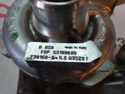 Peça sobressalente para automóvel em segunda mão turbocompresor por fiat stilo multi wagon (192_) 1.9 d multijet referências oem iam 55188690  7361682
