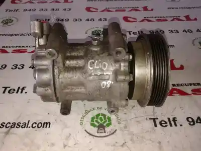 Peça sobressalente para automóvel em segunda mão compressor de ar condicionado a/a a/c por renault clio iii emotion referências oem iam 8200651251 1900 06409910762